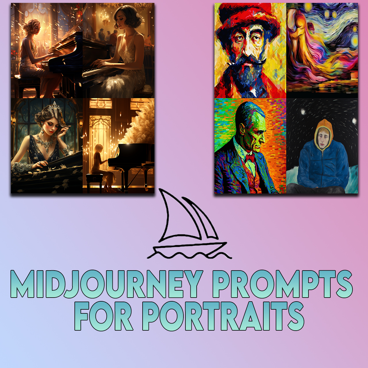 137 MIdjourney prompts for portraits